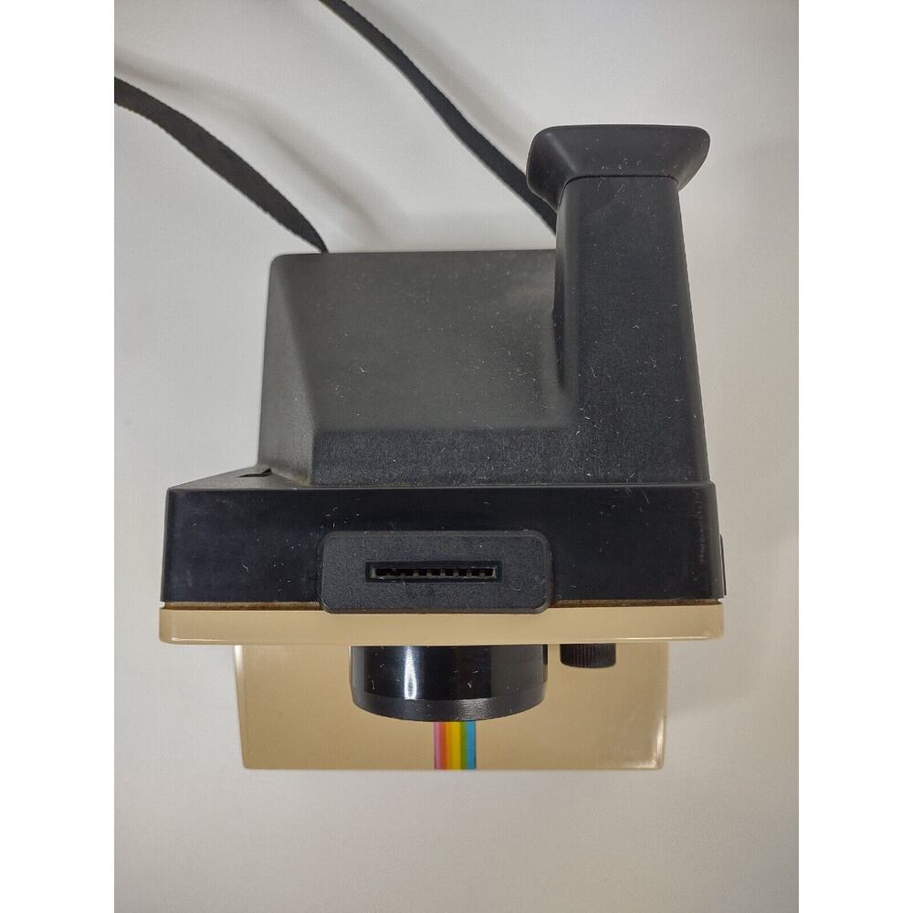 Polaroid One Step Land Camera Rainbow Stripe W/ Strap Retro Untested *READ - Picture 4 of 6